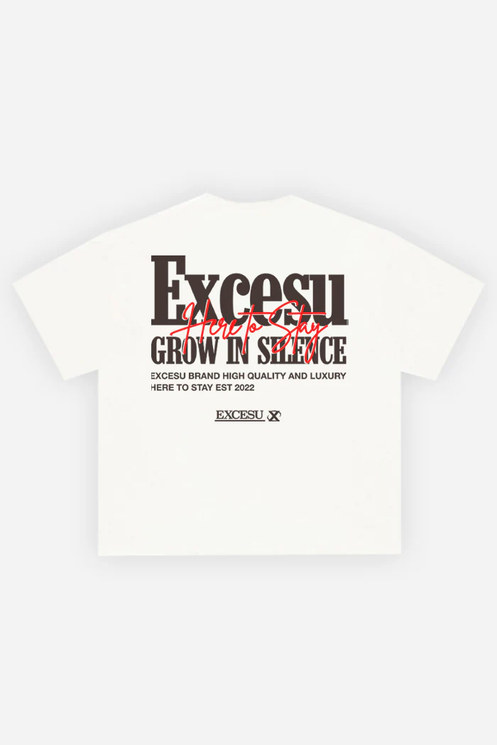 Grow In Silence Blanco Roto T-Shirt