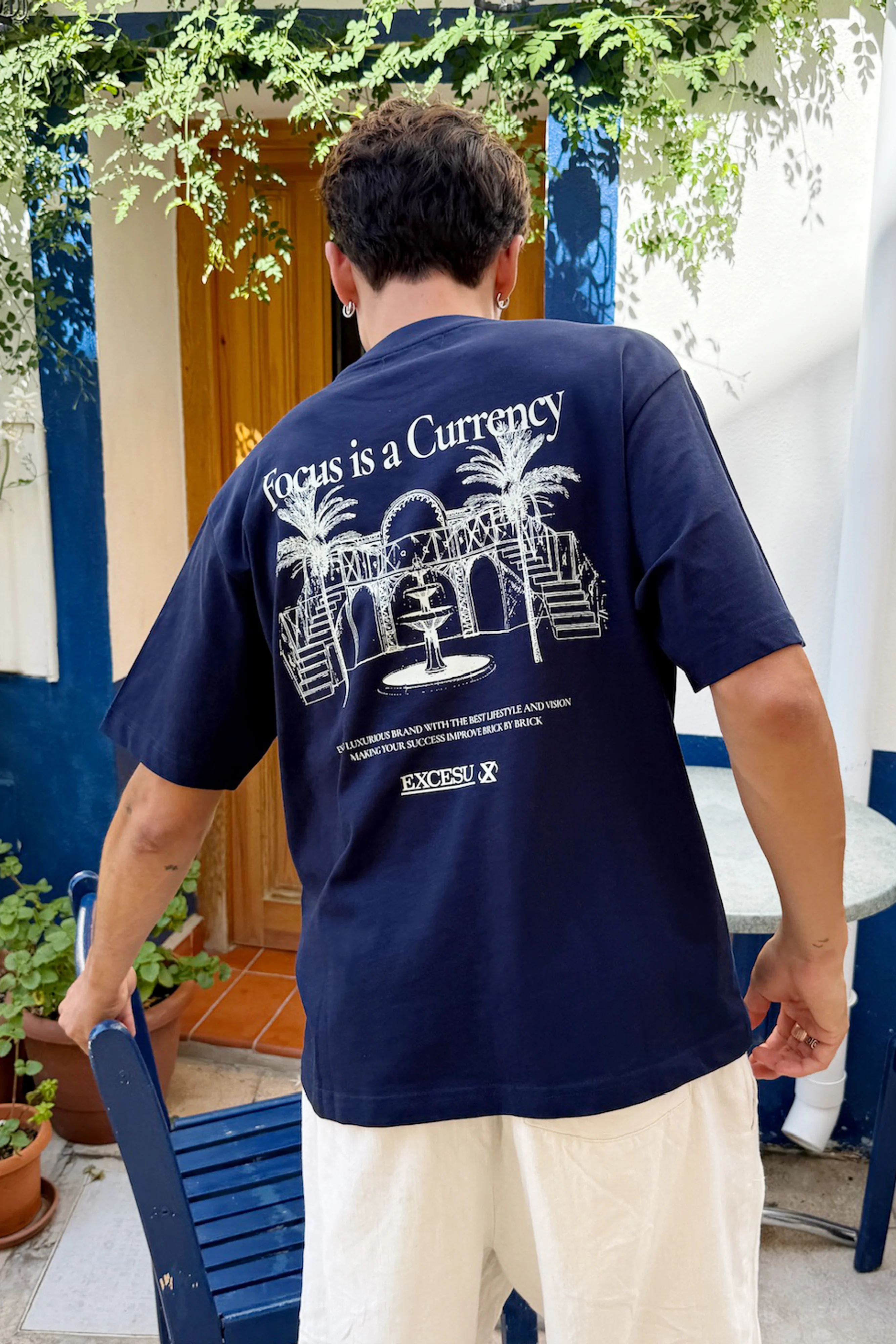 Focus is a Currency Navy T-Shirt - Image 2