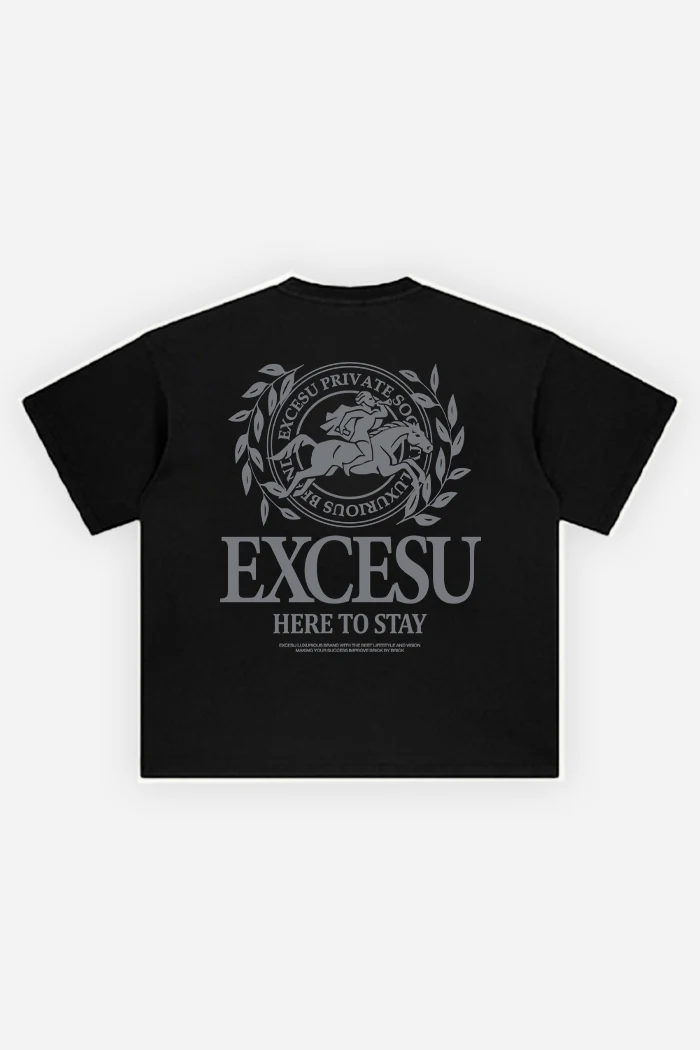 Horse Crown Black T-Shirt