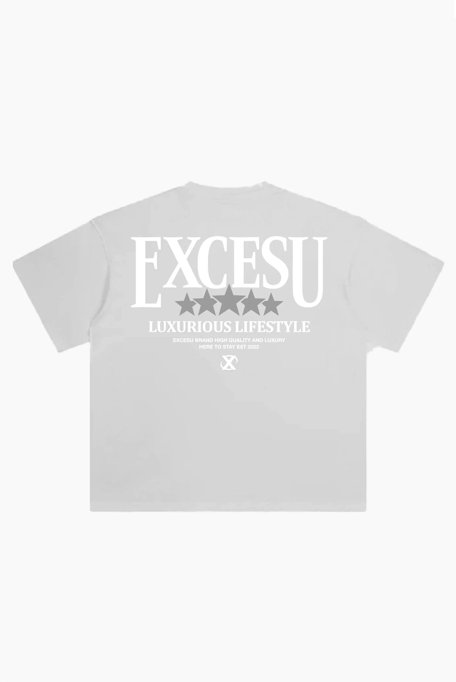 Luxury Stars Light Grey T-Shirt
